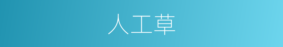 人工草的同义词