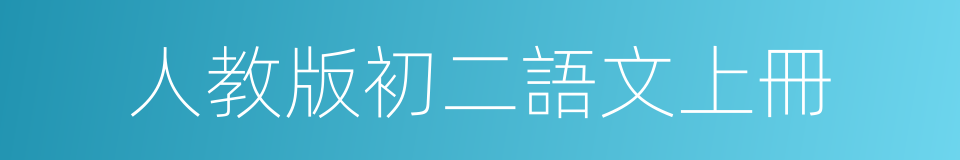 人教版初二語文上冊的同義詞