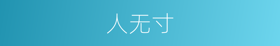 人无寸的同义词