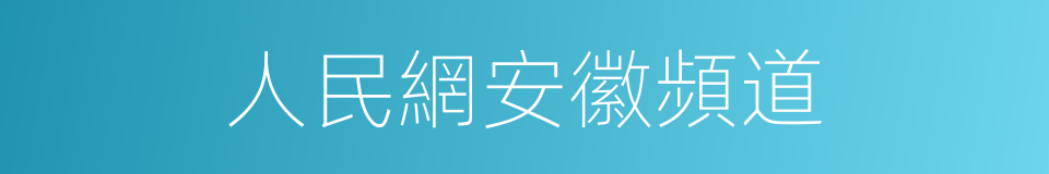 人民網安徽頻道的同義詞