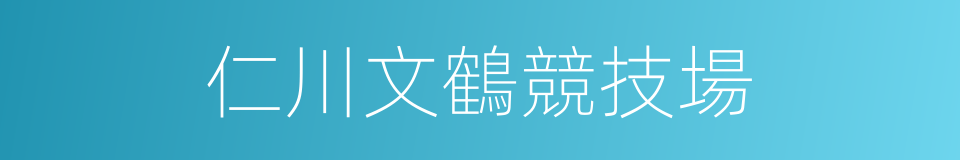 仁川文鶴競技場的同義詞