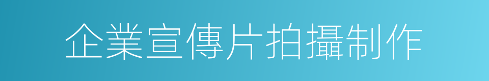 企業宣傳片拍攝制作的同義詞