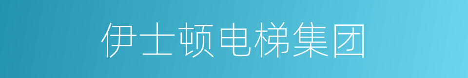 伊士顿电梯集团的同义词