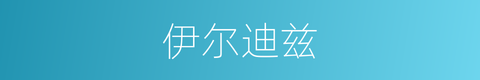 伊尔迪兹的同义词