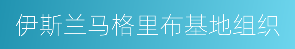 伊斯兰马格里布基地组织的同义词