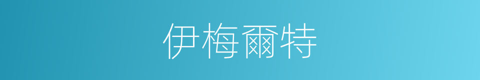 伊梅爾特的同義詞