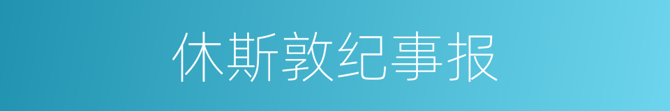 休斯敦纪事报的同义词
