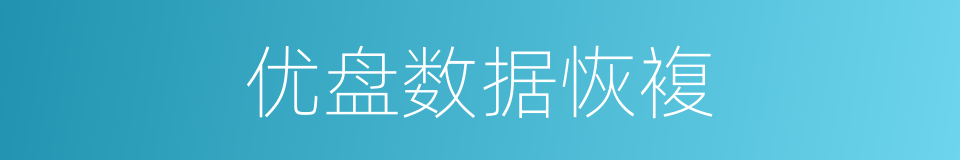 优盘数据恢複的同义词