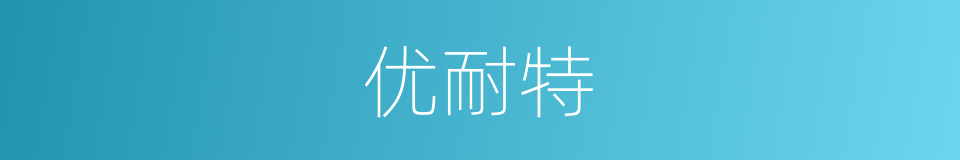 优耐特的同义词