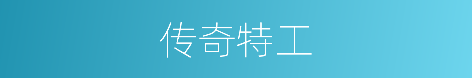 传奇特工的同义词