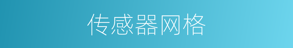传感器网格的同义词