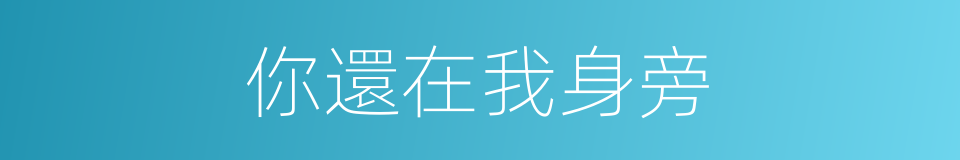 你還在我身旁的同義詞