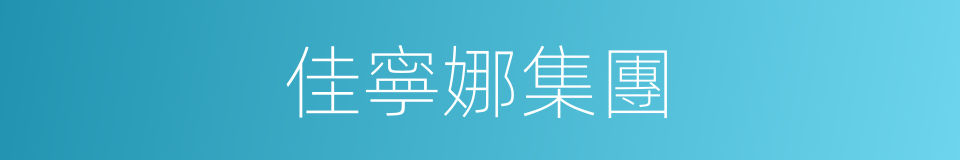 佳寧娜集團的同義詞