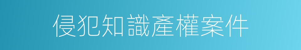 侵犯知識產權案件的同義詞