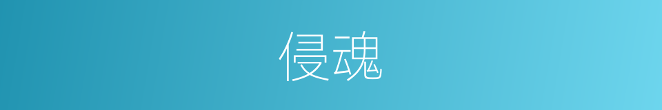 侵魂的同义词