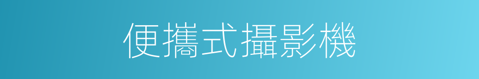 便攜式攝影機的同義詞