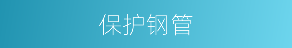 保护钢管的同义词
