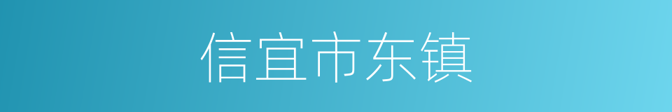 信宜市东镇的同义词