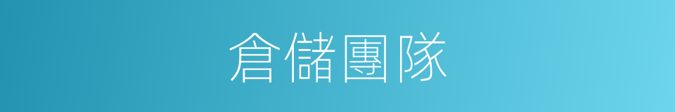 倉儲團隊的同義詞