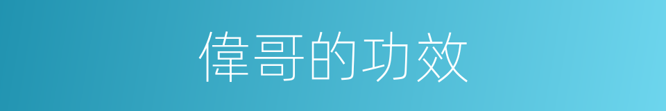 偉哥的功效的同義詞