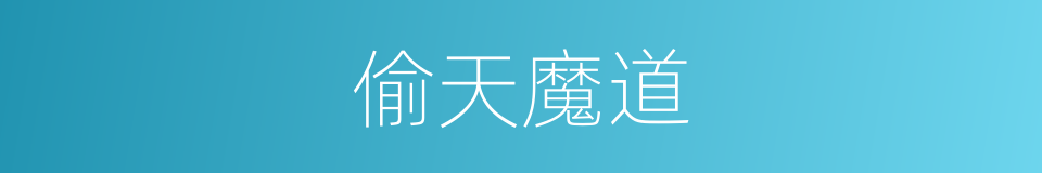 偷天魔道的同义词