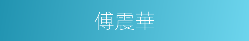 傅震華的同義詞