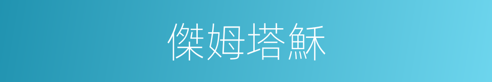 傑姆塔穌的同義詞