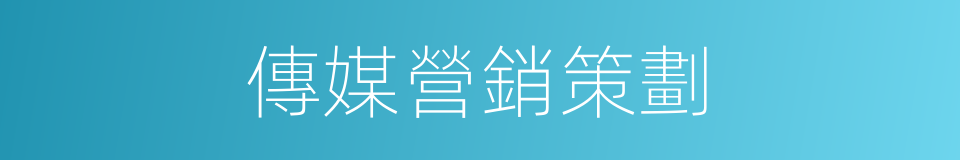 傳媒營銷策劃的同義詞