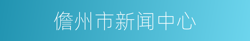 儋州市新闻中心的同义词