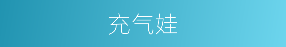 充气娃的同义词