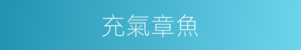 充氣章魚的同義詞