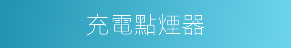 充電點煙器的同義詞