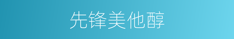 先锋美他醇的同义词