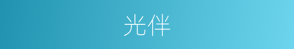 光伴的意思