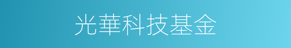 光華科技基金的同義詞