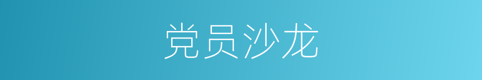 党员沙龙的同义词