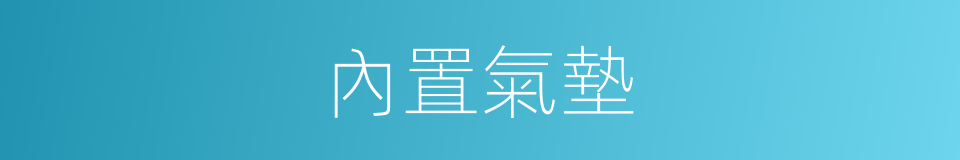 內置氣墊的同義詞