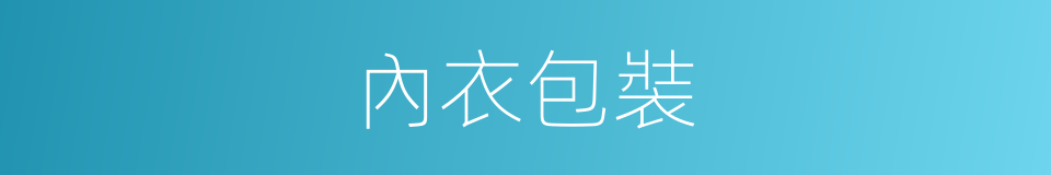 內衣包裝的同義詞