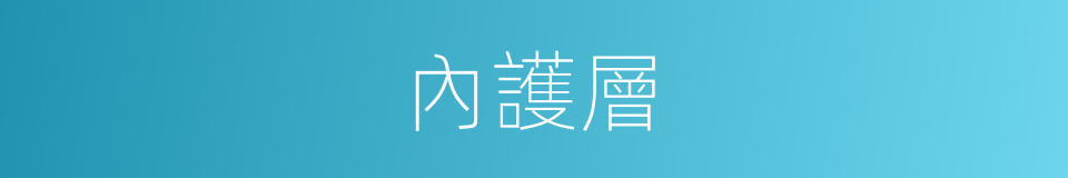內護層的同義詞