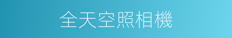 全天空照相機的同義詞