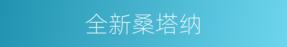 全新桑塔纳的同义词