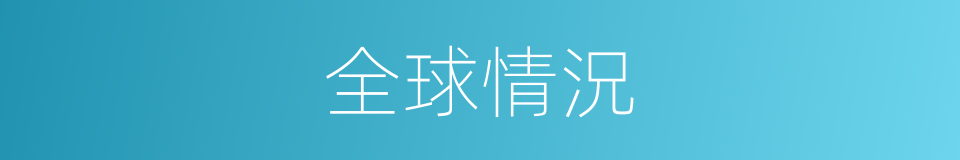 全球情況的同義詞