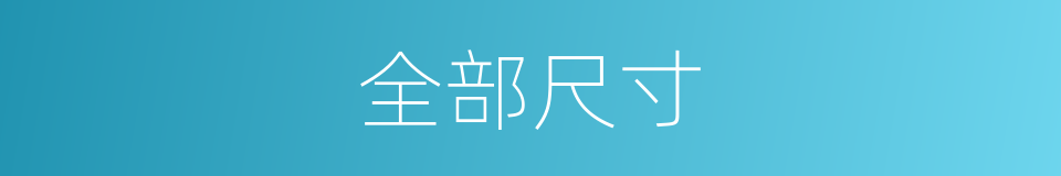 全部尺寸的同义词