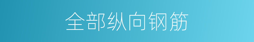 全部纵向钢筋的同义词