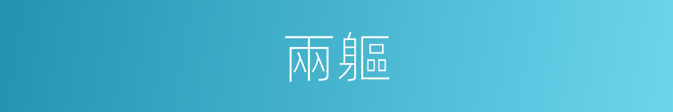 兩軀的同義詞