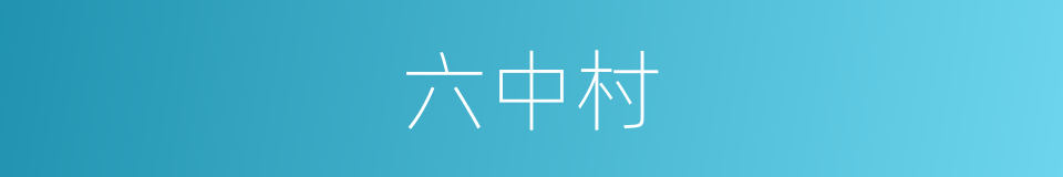 六中村的同义词