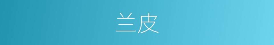 兰皮的同义词