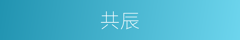 共辰的同义词