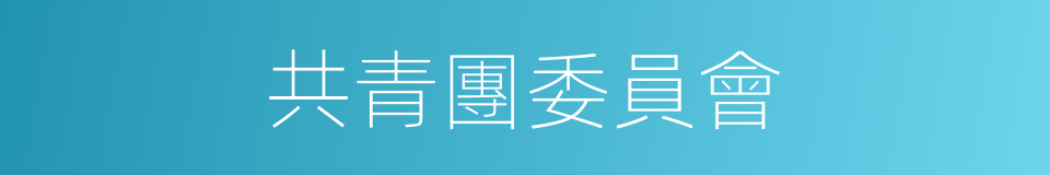 共青團委員會的同義詞
