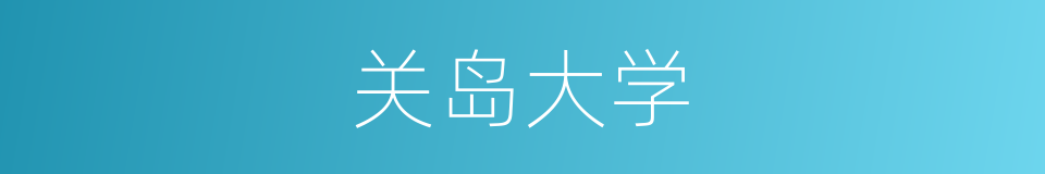 关岛大学的同义词